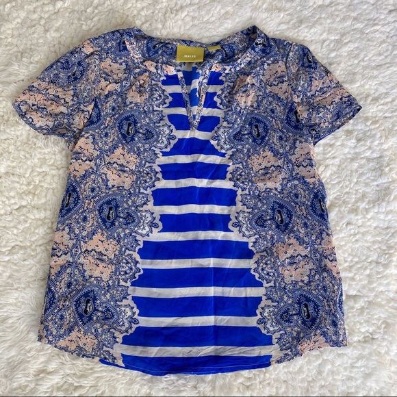 Anthropologie Maeve silk top - Picture 4 of 7
